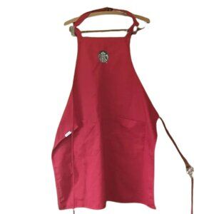Starbucks Apron - holiday red - Halloween